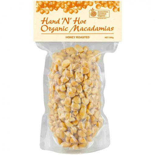 Organic Macadamia Nuts - Honey Roasted