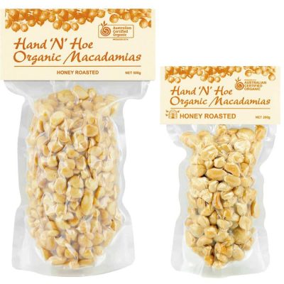 Organic Macadamia Nuts - Honey Roasted