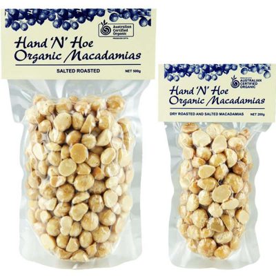 Organic Macadamias - Dry Roasted & Salted